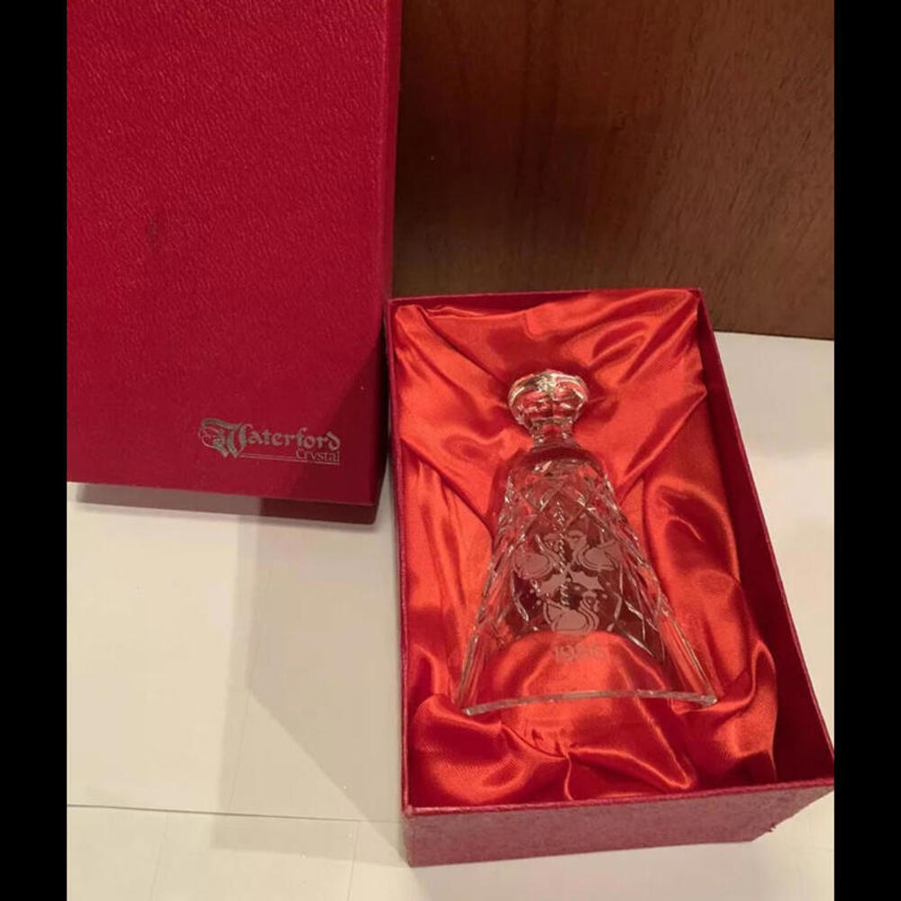 🔮🔔Waterford Crystal Twelve Days Of Christmas 1986 Three French Hens Bell